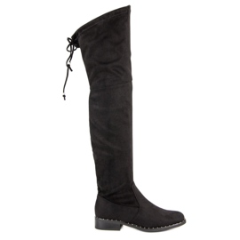 Seastar Botas planas de ante negro