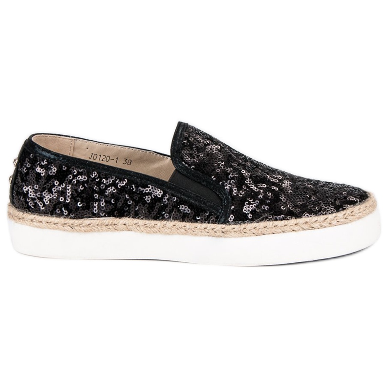 J. Star Zapatillas de mujer de moda negro