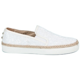 J. Star Zapatillas de mujer de moda blanco