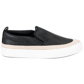 J. Star Alpargatas Slipony negro