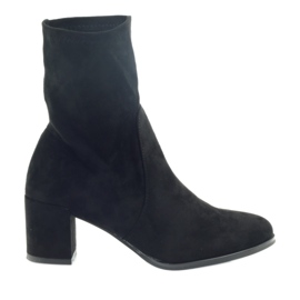 Botas negras de licra de Sergio leone negro