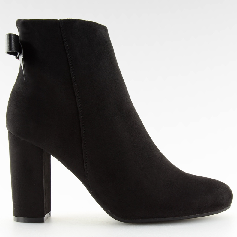 Botines negros de tacón E5120 Negro Botines negros de tacón E5120 Negro