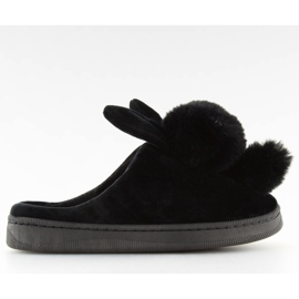 Pantuflas negras de mujer negras DD90 negras negro