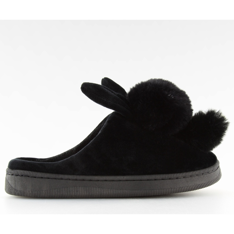 Pantuflas negras de mujer negras DD90 negras negro