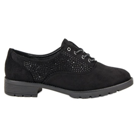 Zapatos de ante negros