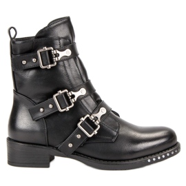 Seastar Botas de rock negro