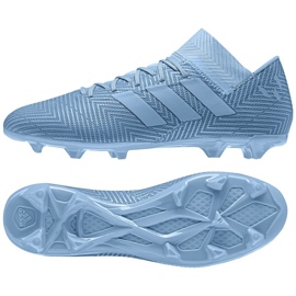 Botas de fútbol adidas Nemeziz 18.3 FG M DB2112 azul