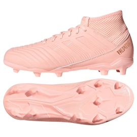 Las botas de fútbol adidas Predator 18.3 Fg rosa