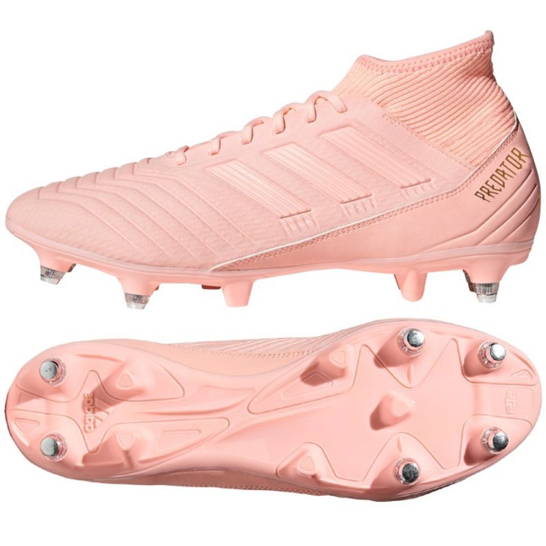 Botas de fútbol adidas Predator 18.3 SG M D97850 rosado