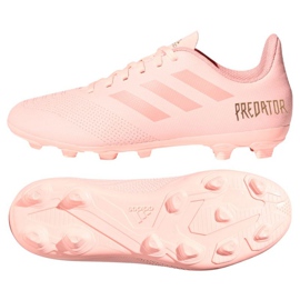 Botas de fútbol adidas Predator 18.4 FxG rosado