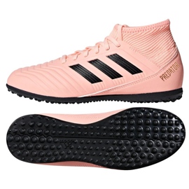 Zapatos de interior adidas Predator Tango 18.3 J TF Jr DB2331 rosado