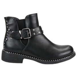 Erynn Botas de mujer casual negro