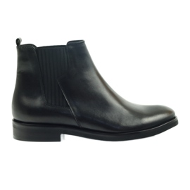 Botas Edeo negras, slip-on 3244 negro