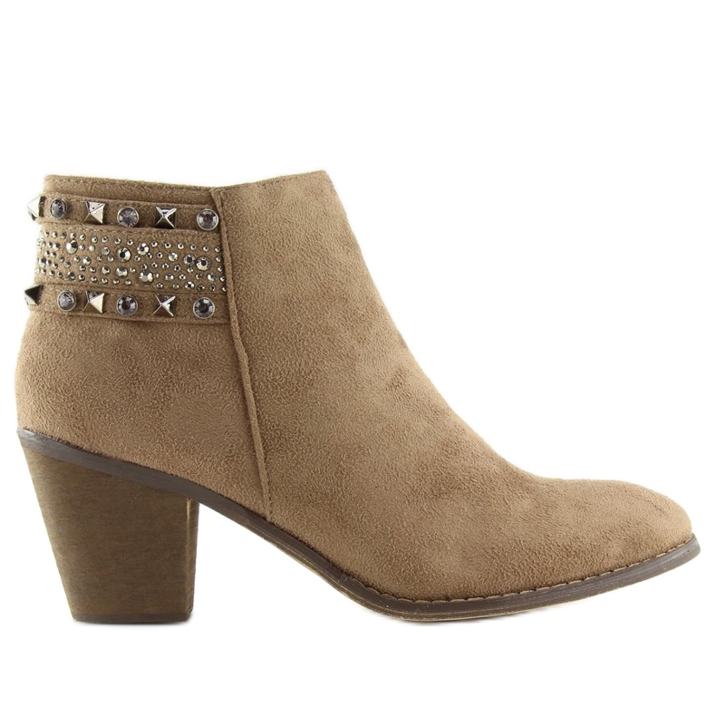 Botas de mujer beige L3526 Khaki