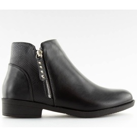 Botines Chelsea negros para mujer Q-33 Black Botines Chelsea negros para mujer Q-33 Black