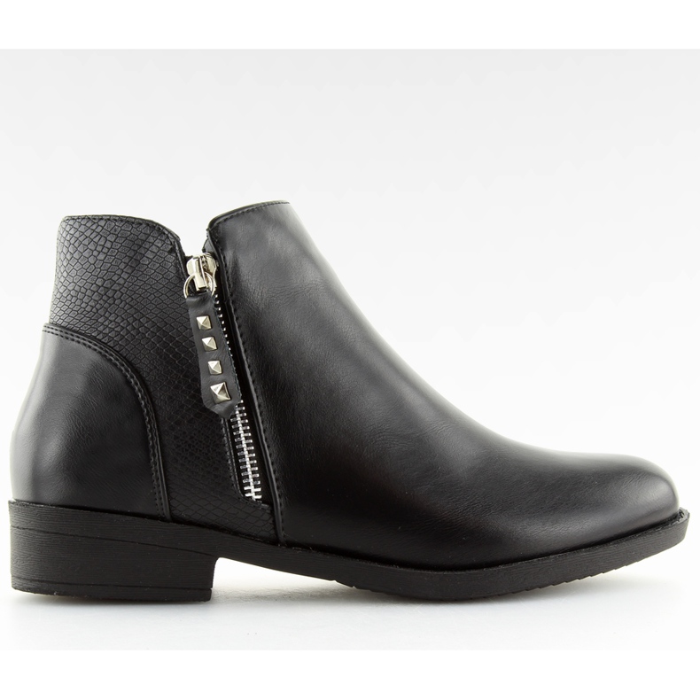 Botines Chelsea negros para mujer Q-33 Black Botines Chelsea negros para mujer Q-33 Black