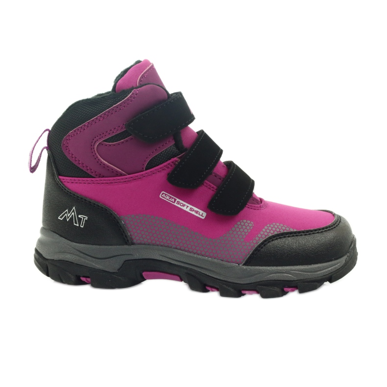 Mttrek Botines velcro MT TREK 011 fucsia negro violeta rosado