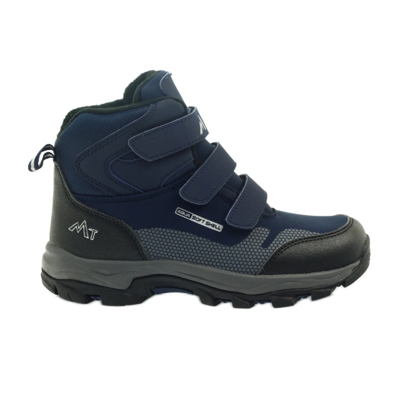 Mttrek Botas de velcro MT TREK 012 azul marino negro