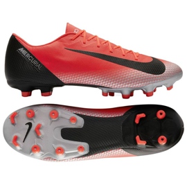 Calzado de fútbol Nike Mercurial Vapor 12 rojo