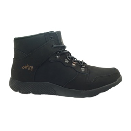Mttrek Zapatos deportivos para hombres alto 011 negro
