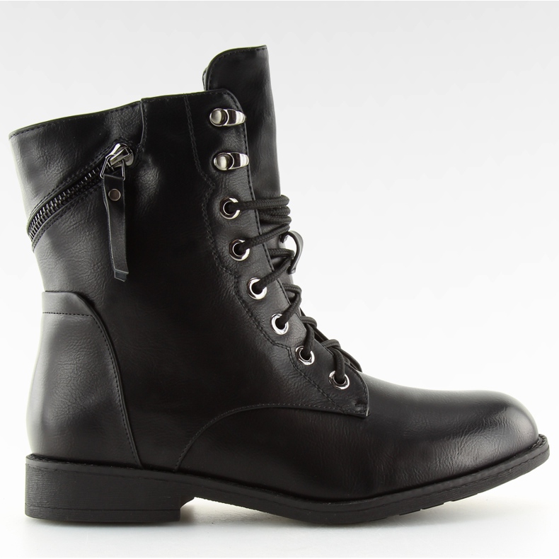 Botas con cordones negro workery 168-177 negro