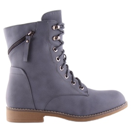 Botas con cordones azul azul 168-177 Azul