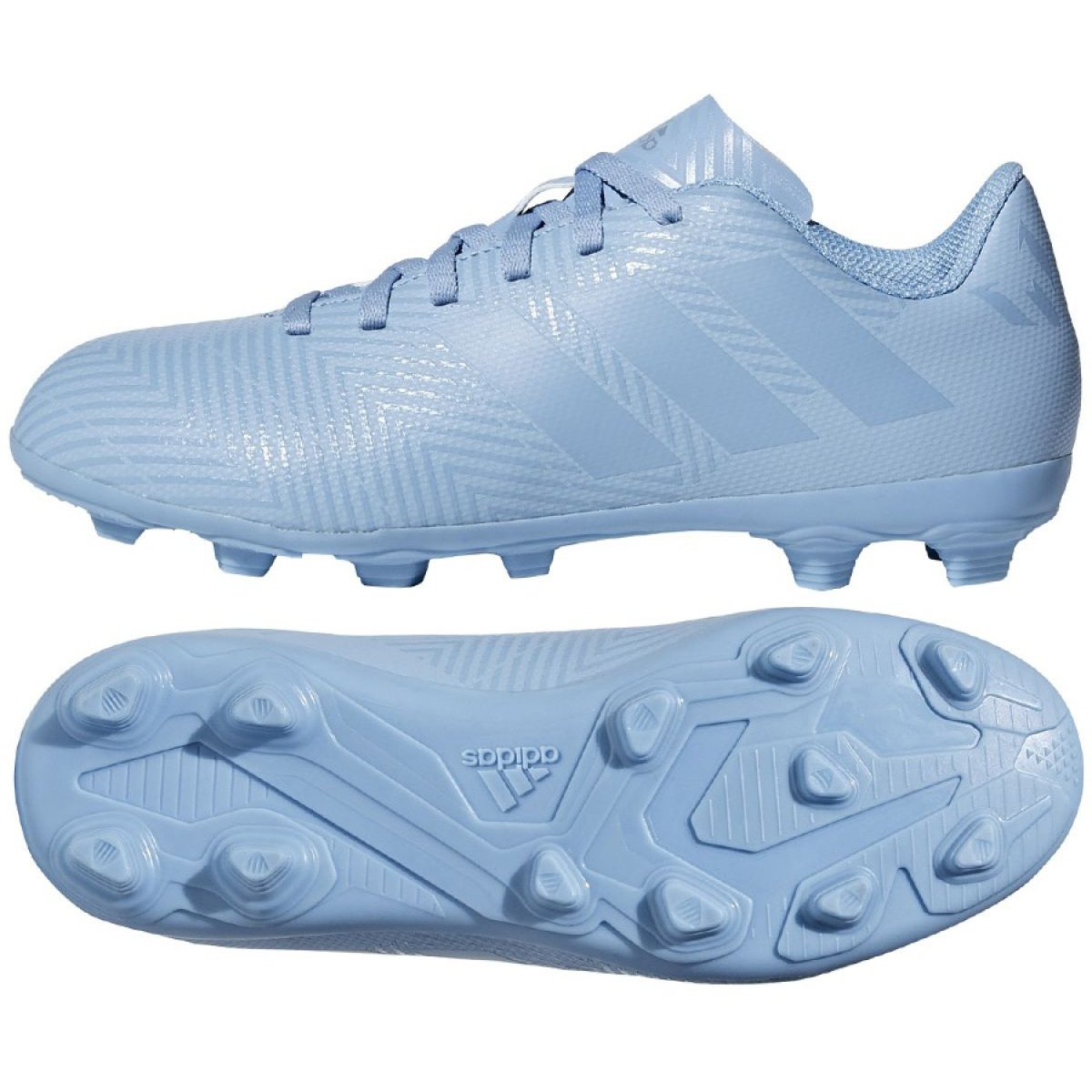 Botas de f tbol adidas Nemeziz Messi 18.4 FxG Jr DB2368 azul multicolor
