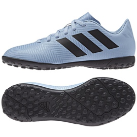 Botas de fútbol adidas Nemeziz Messi Tango Tf Jr DB2400 azul azul