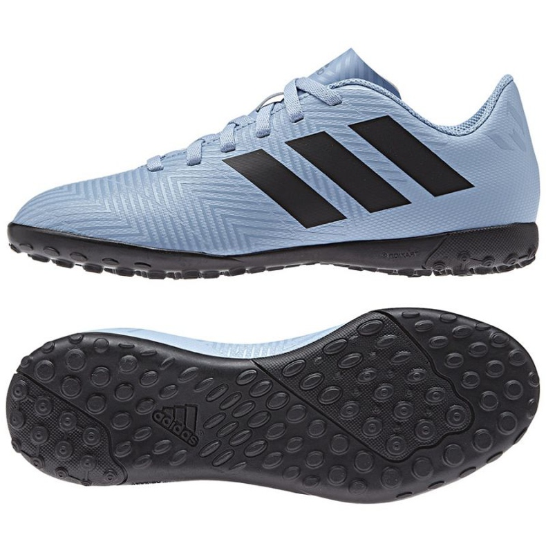 Botas de fútbol adidas Nemeziz Messi Tango Tf Jr DB2400 azul azul
