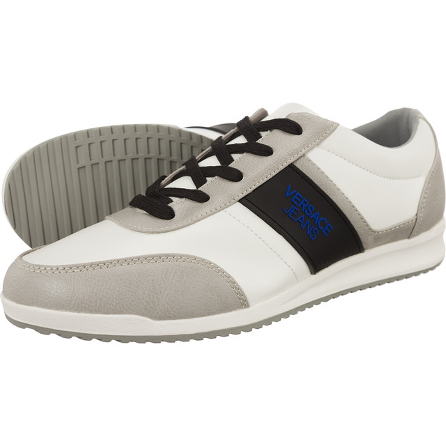 Versace Jeans Zapatilla Uomo Dis B3 Mfa blanco negro gris
