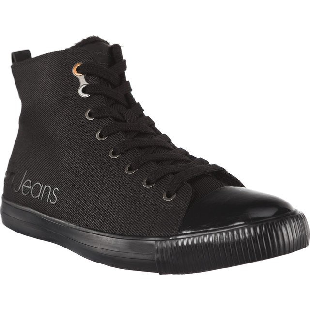 Calvin Klein Aron Waxy Twill Blk negro
