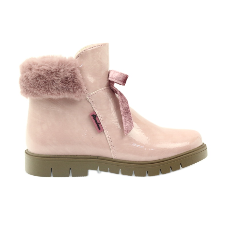 American Club Botas americanas botines botas de invierno 18015 rosado