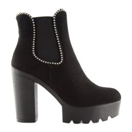 Botas plataforma negras 123-30 Black negro