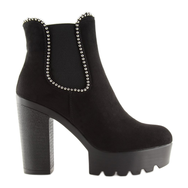 Botas plataforma negras 123-30 Black negro