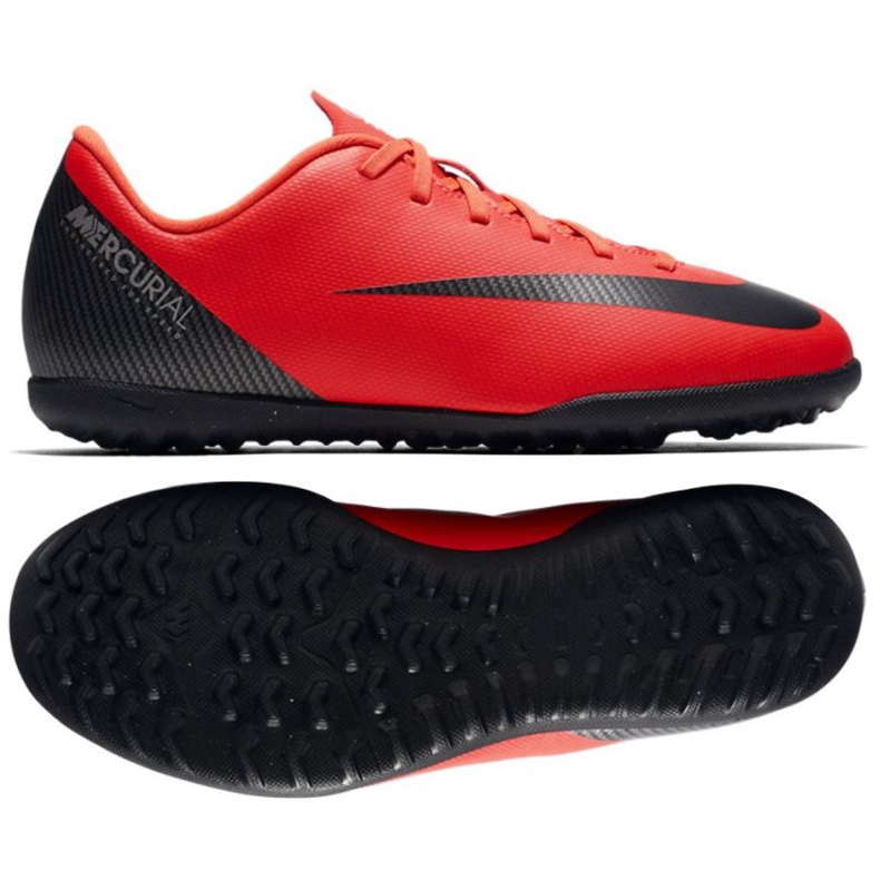 Calzado de fútbol Nike Mercurial Vaporx 12 rojo Calzado de fútbol Nike Mercurial Vaporx 12 rojo