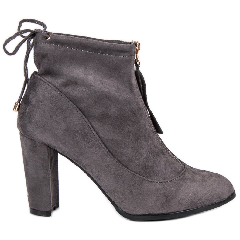 Mannika Botas de gamuza con estilo gris Mannika Botas de gamuza con estilo gris