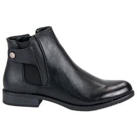 J. Star Botas Chelsea clásicas negro