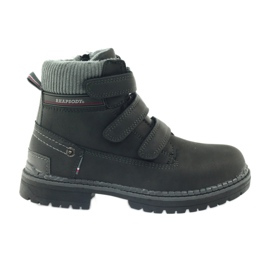 American Club Botines velcro botas 708121 negro gris
