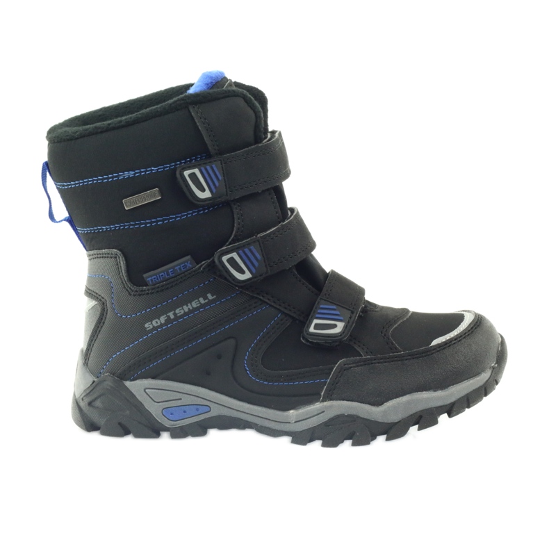 American Club Bota softshell negra con membrana 1809 negro azul American Club Bota softshell negra con membrana 1809 negro azul