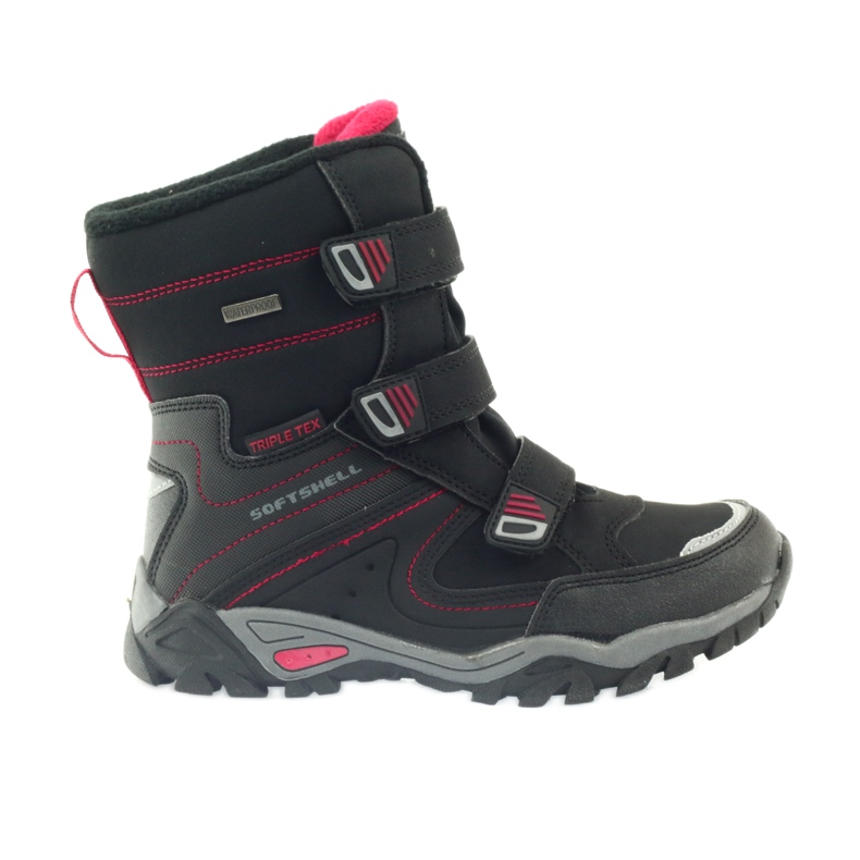 American Club Botas americanas botas de invierno con membrana de 1809. negro rojo American Club Botas americanas botas de invierno con membrana de 1809. negro rojo