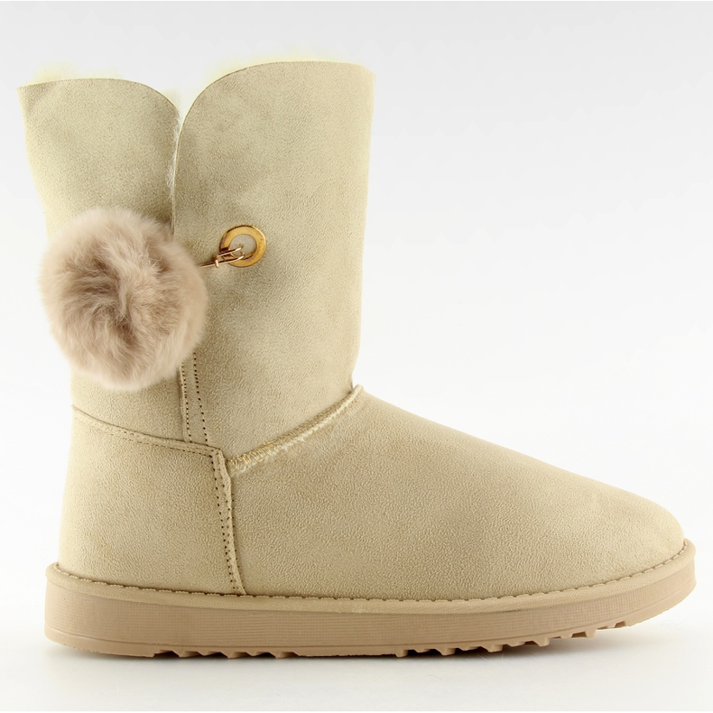 Emusy con pompón beige SP04P beige Emusy con pompón beige SP04P beige