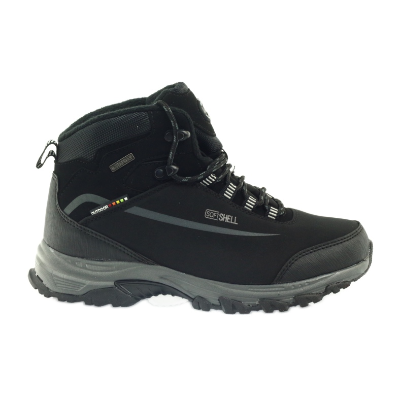 American Club Trekking Softshell con membrana negro