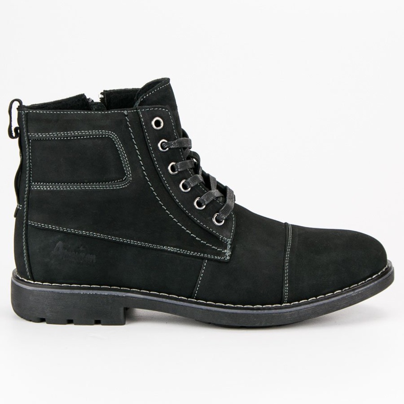 American Club Botas americanas casuales negro