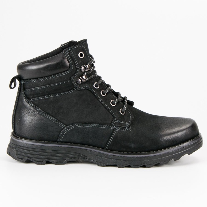 American Club Botas altas americanas negras negro