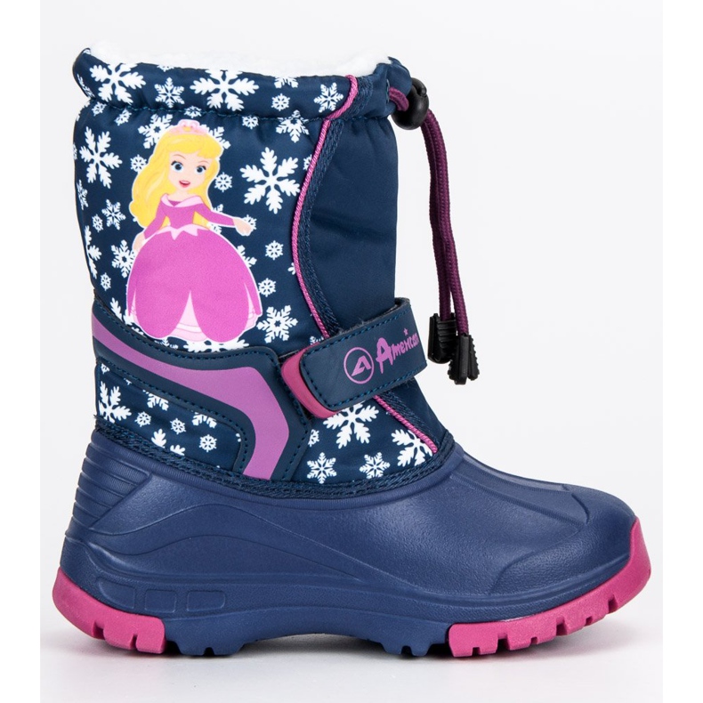 American Club Wellies americanos calientes azul