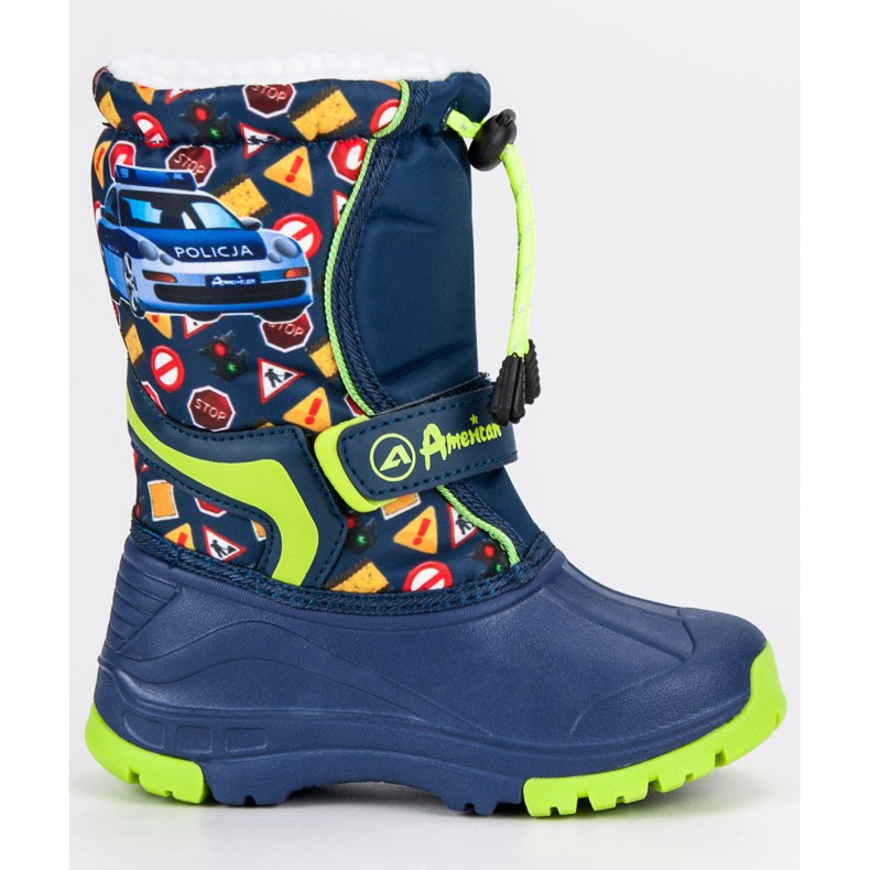 American Club Wellies americanos calientes azul