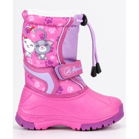 American Club Cálidos wellies americanos rosado