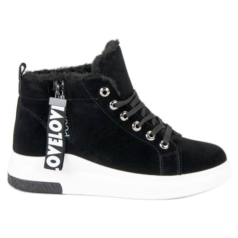 Zapatillas cálidas negro