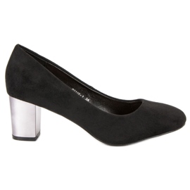 Bombas elegantes negro