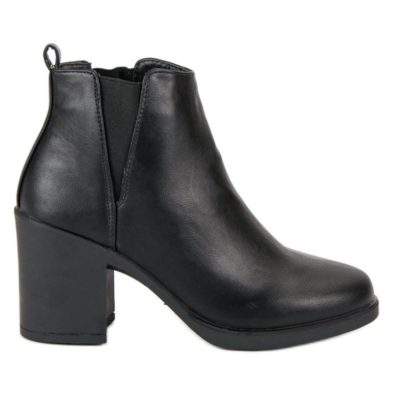 Tacones altos cómodos negro
